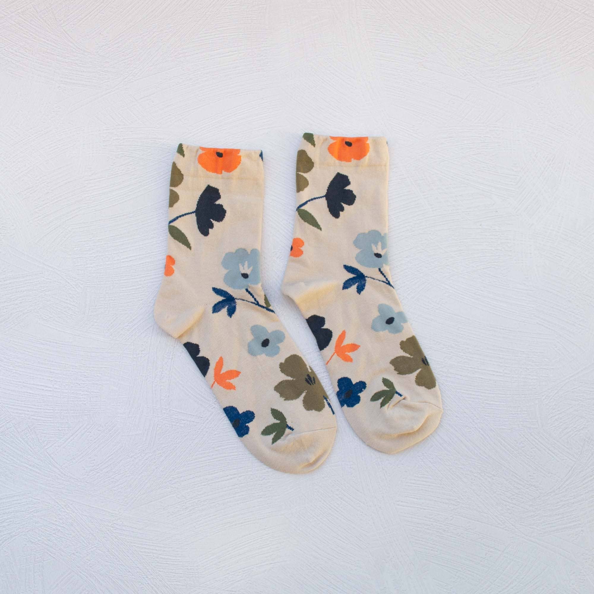 Ella Floral Casual Socks