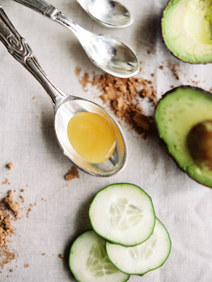 DIY Avocado + Honey + Cacao Face Mask Recipe