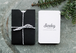 Fort Collins womens boutique gift certificate at Sunday Supply
