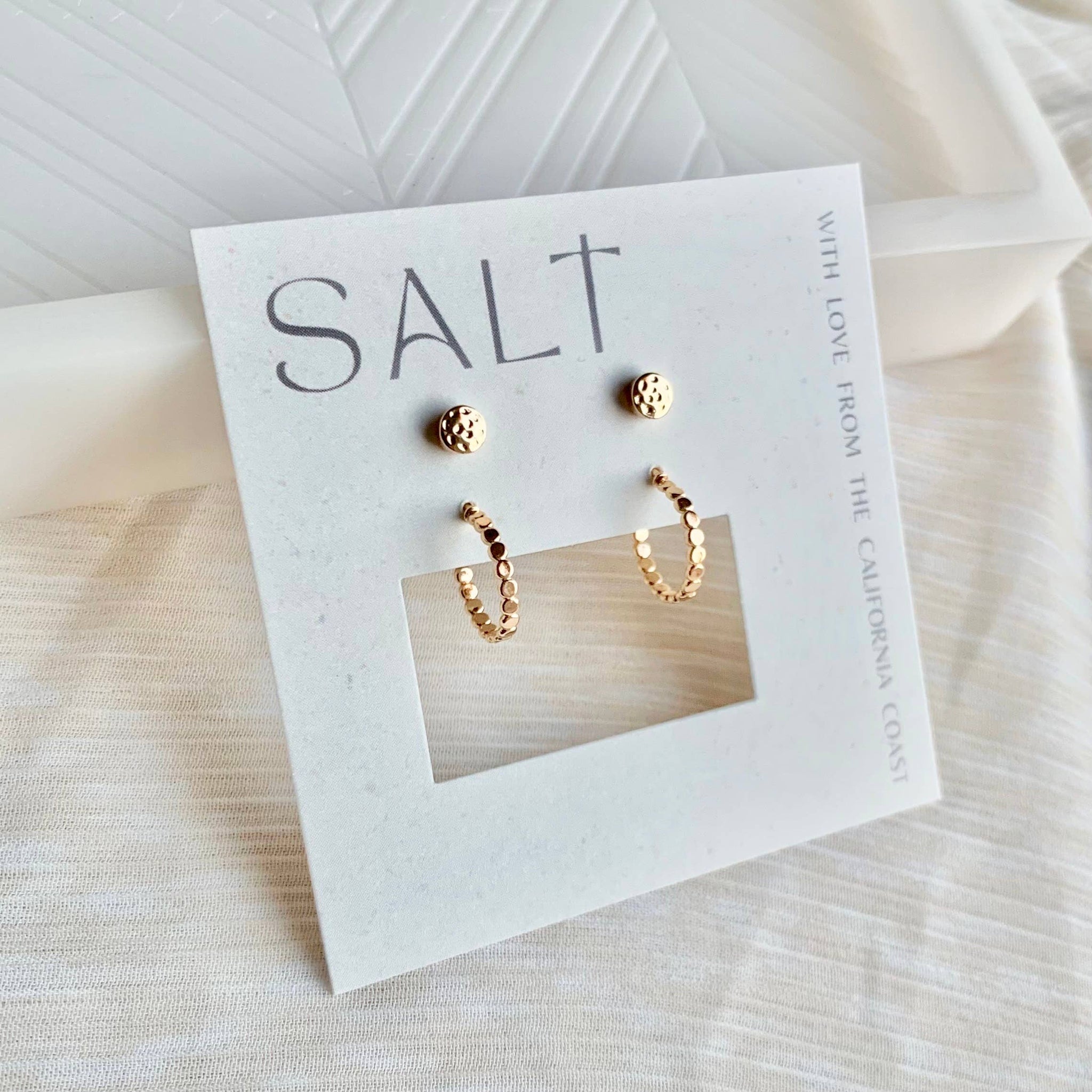 Everyday Hoop + Stud Set| gold