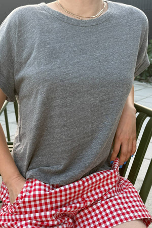 Fille Tee Heather Grey