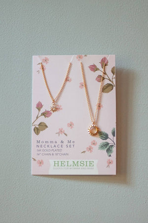 Momma + Me Sunshine Necklace Set