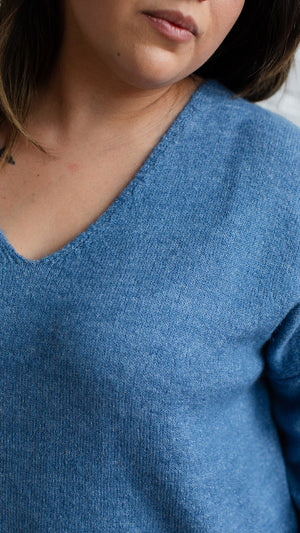 Denim Blue Daily Sweater