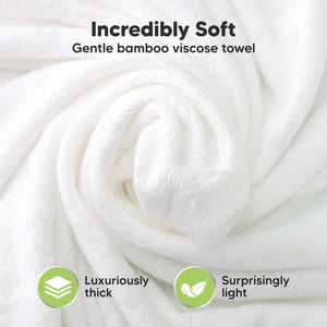 KeaBabies Luxe Baby Hooded Towel