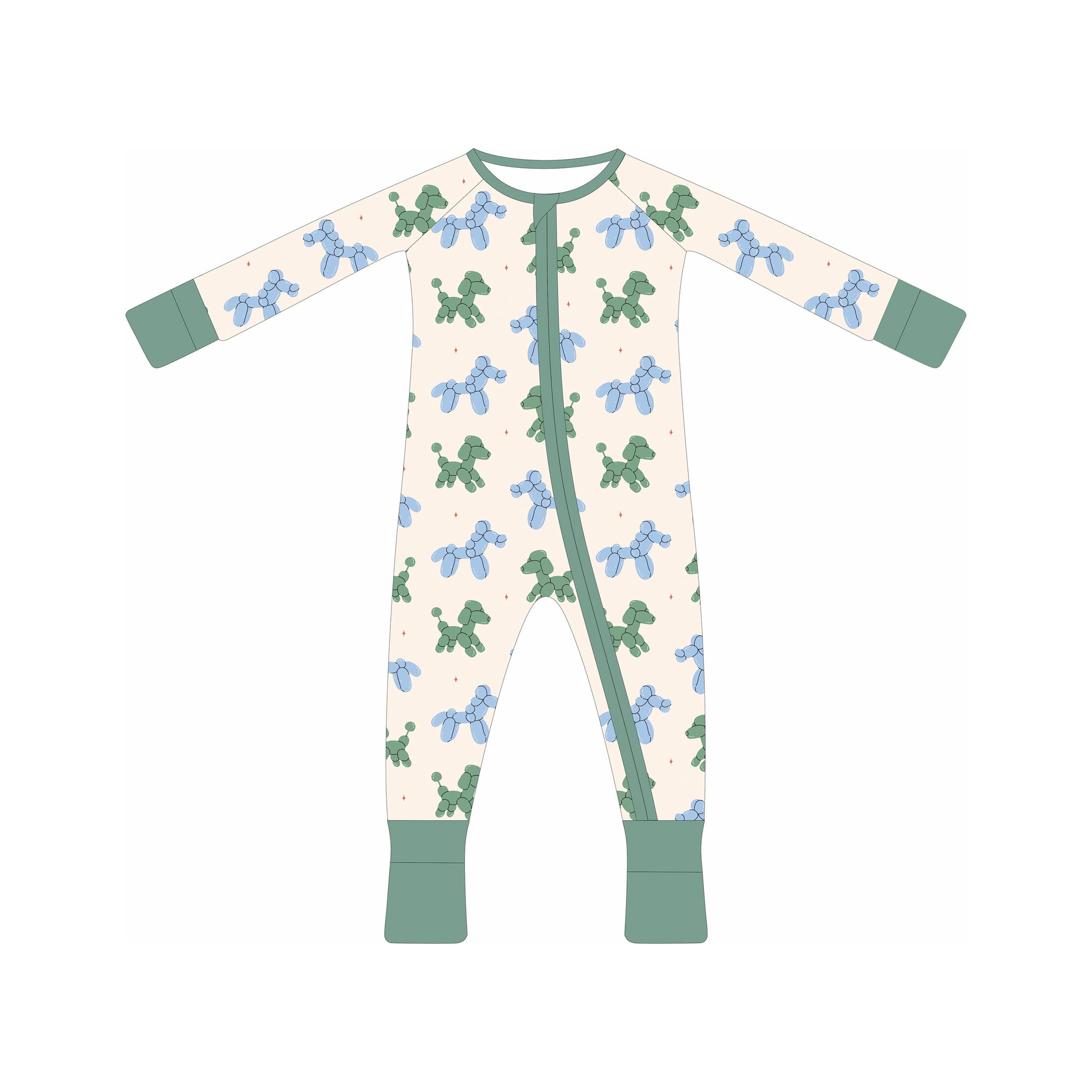 Balloon Dog | bamboo baby sleeper