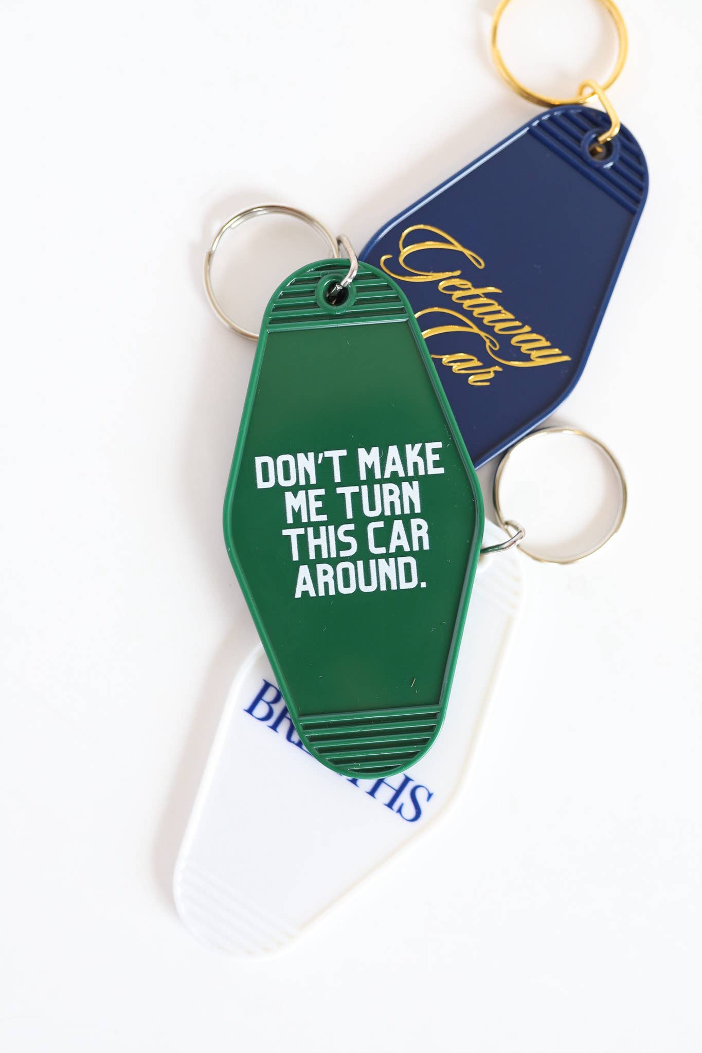 Funny Dad Motel Keychain