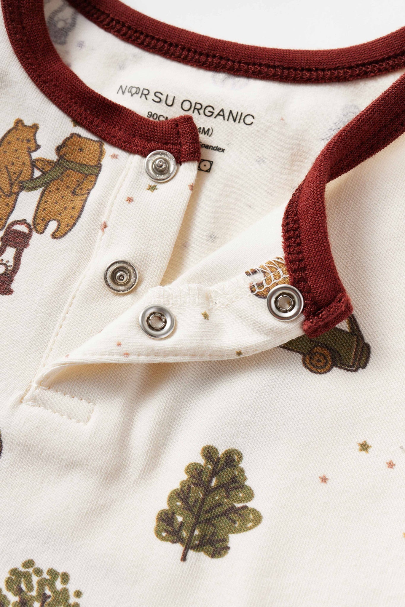 Baby Organic Cotton Tank Romper- Camping