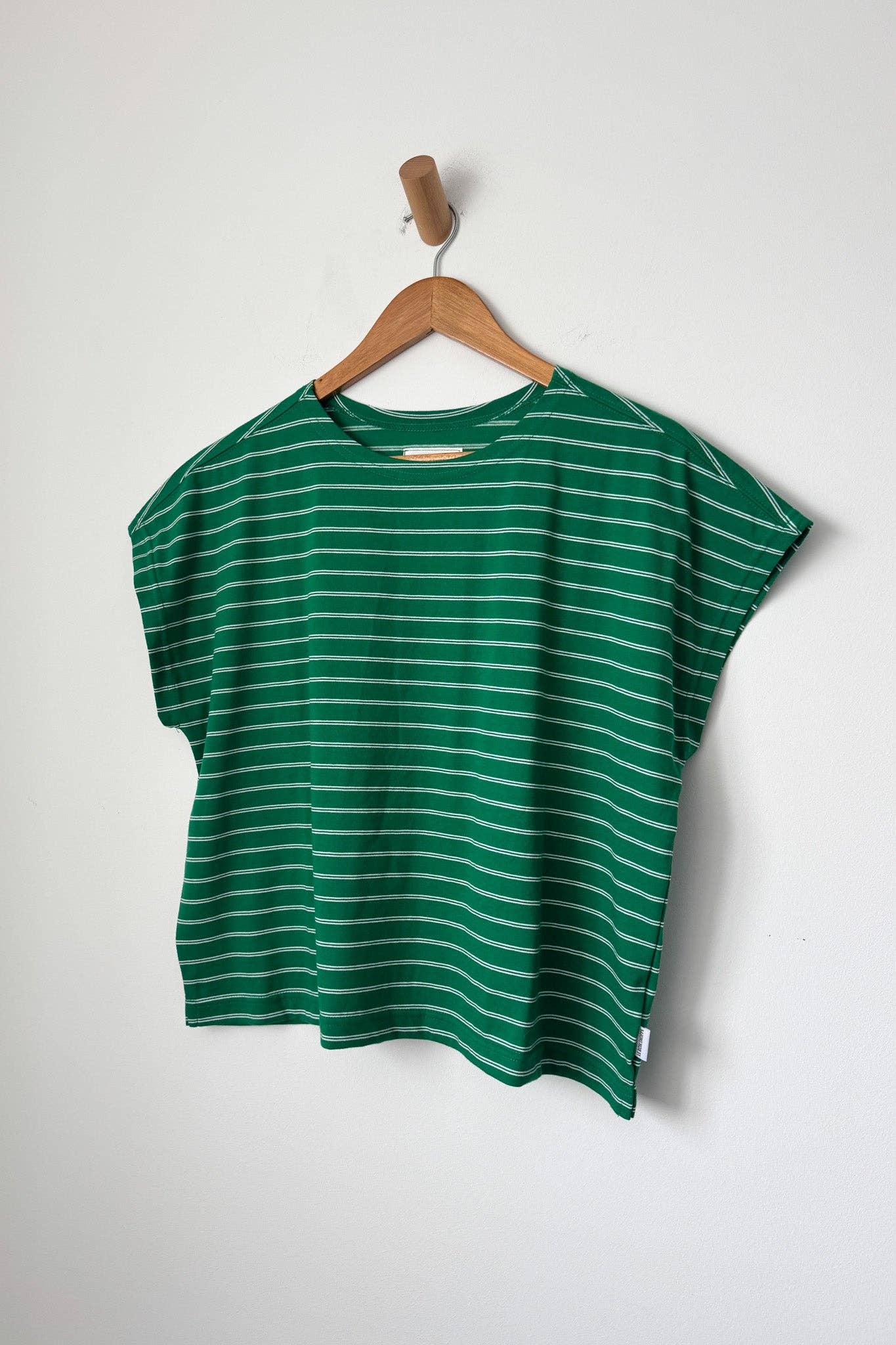 Chérie Tee Green Stripe