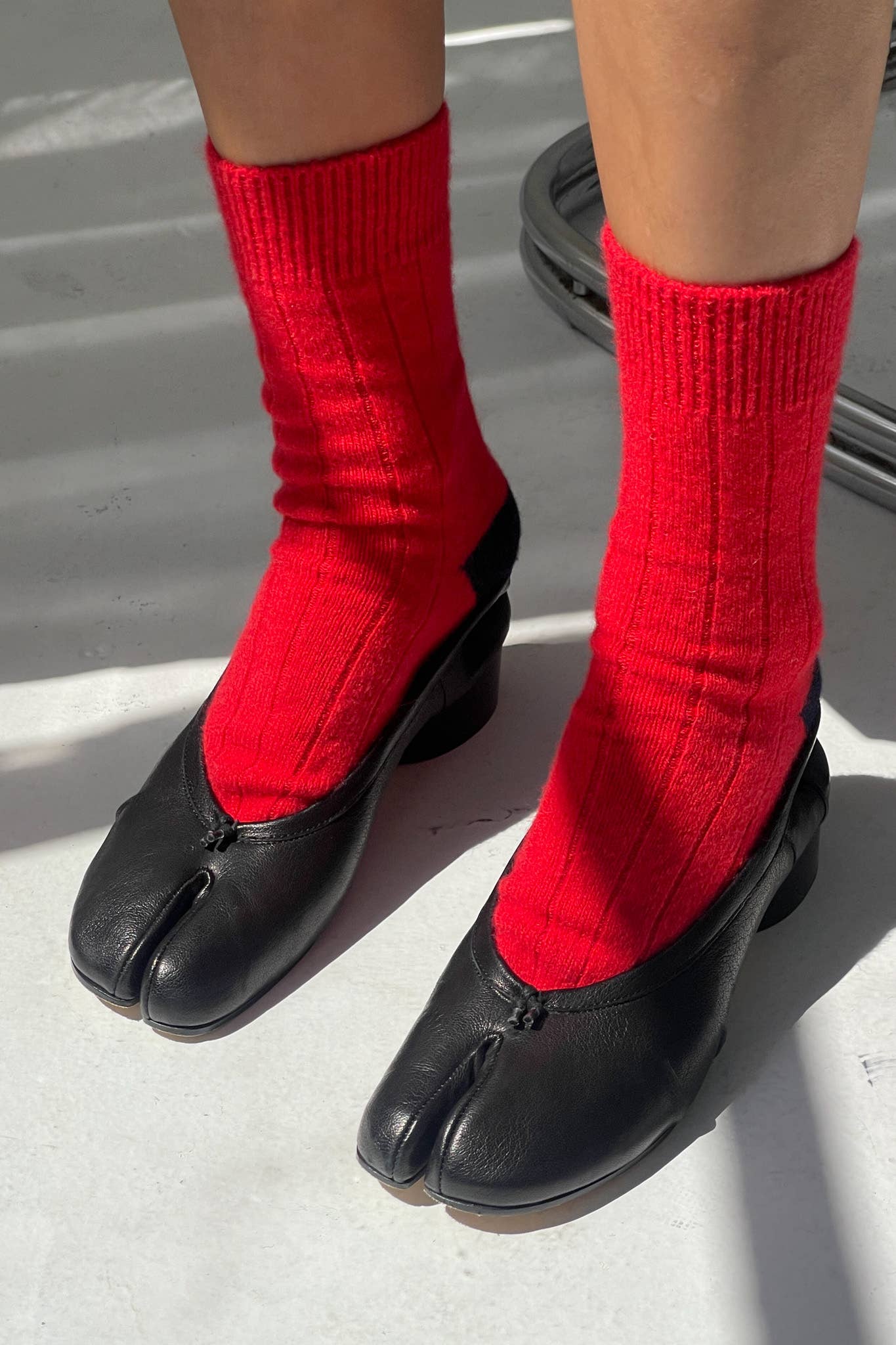 Classic Cashmere Socks Poppy Red