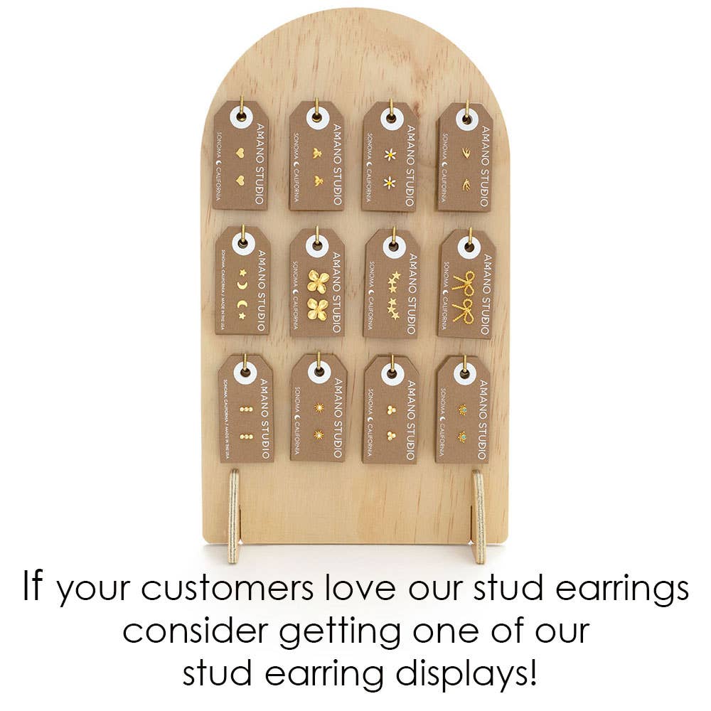Bow Stud Earrings