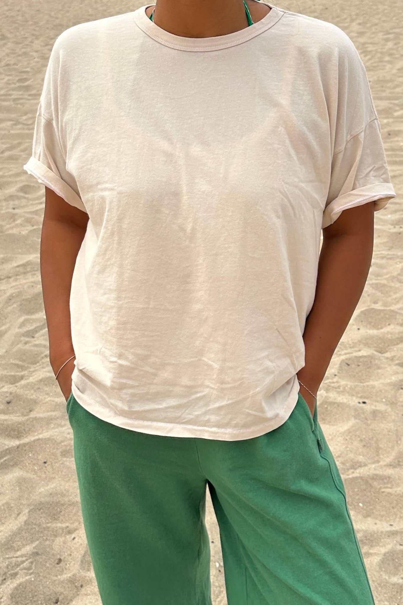 Her Tee Heather Bone