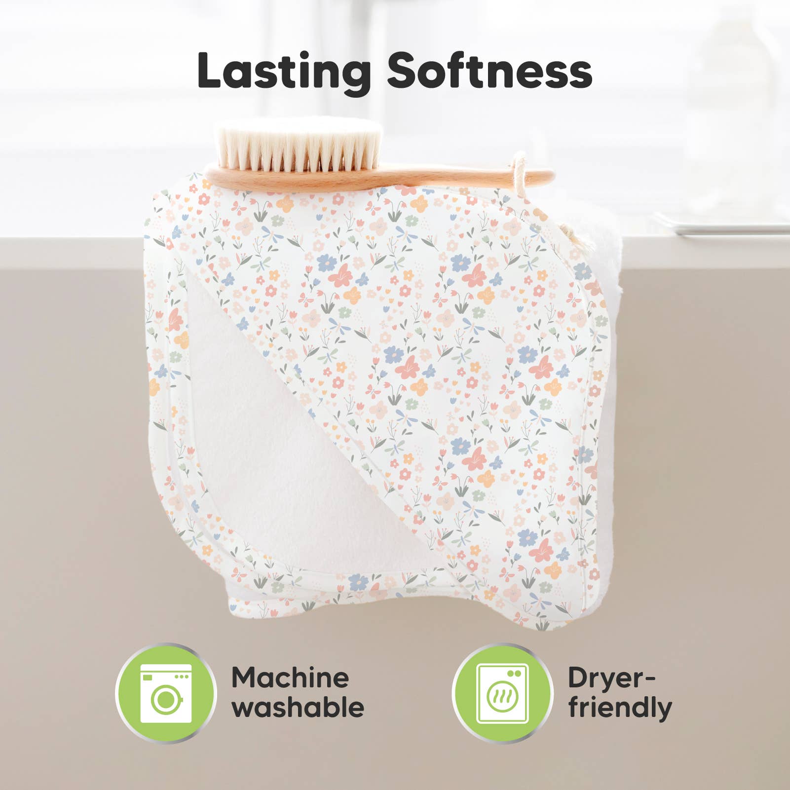KeaBabies Luxe Baby Hooded Towel