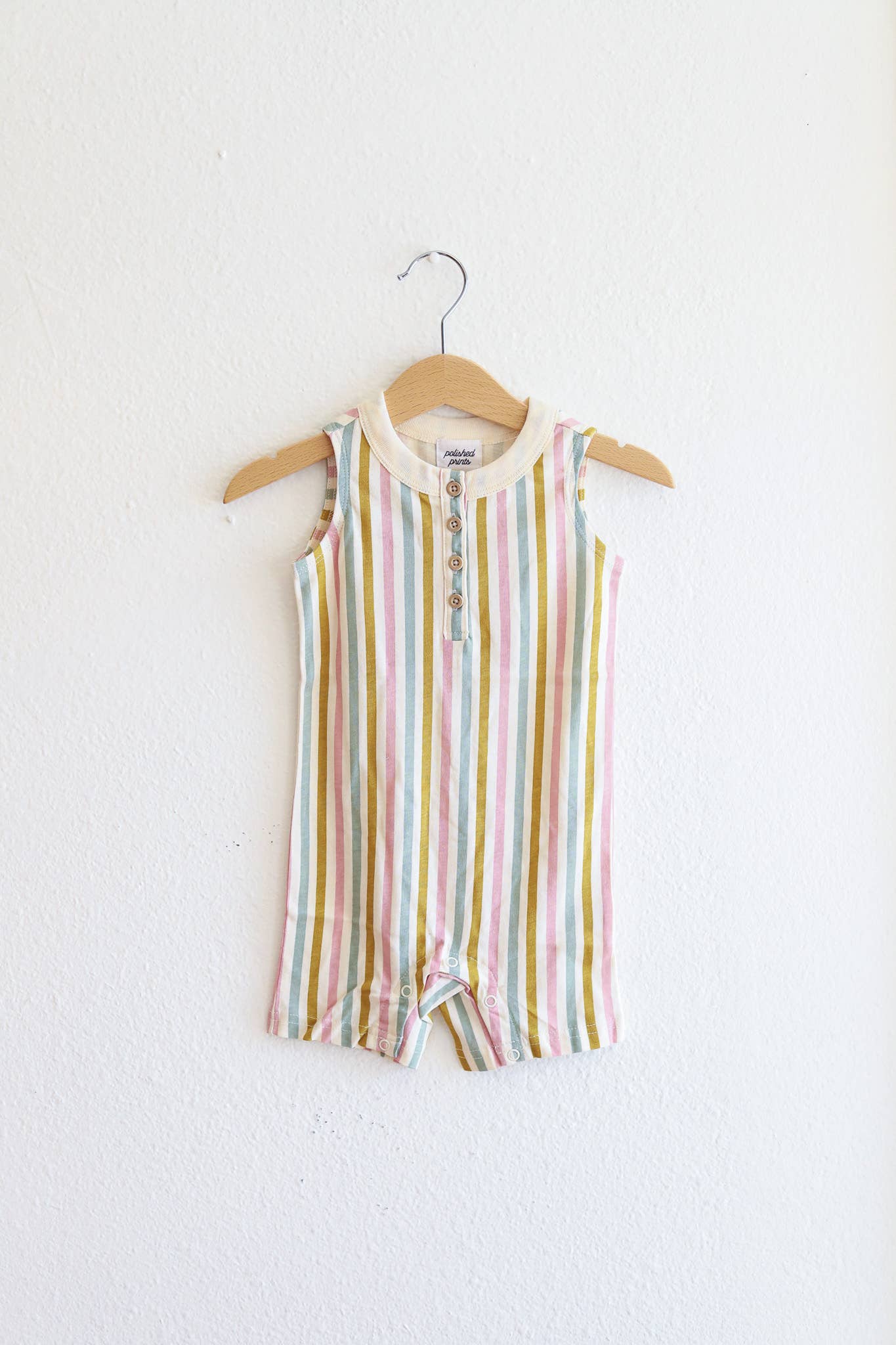 Striped Baby Romper, Summer Baby Clothes, Organic Baby