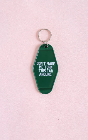 Funny Dad Motel Keychain