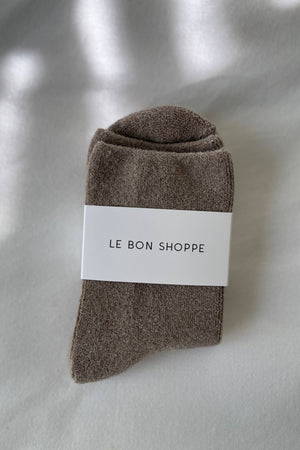 Cloud Socks: Ecru