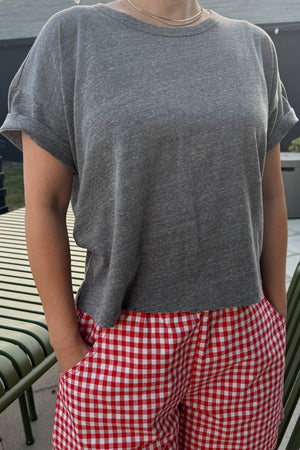Fille Tee Heather Grey