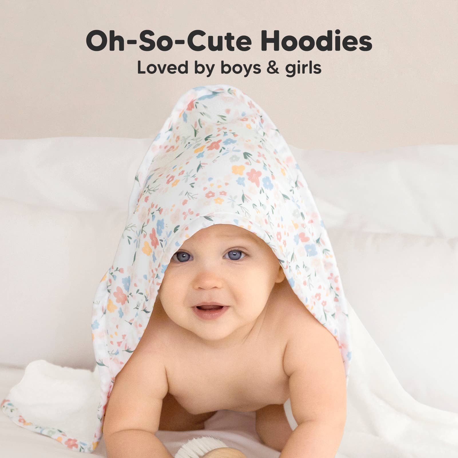 KeaBabies Luxe Baby Hooded Towel