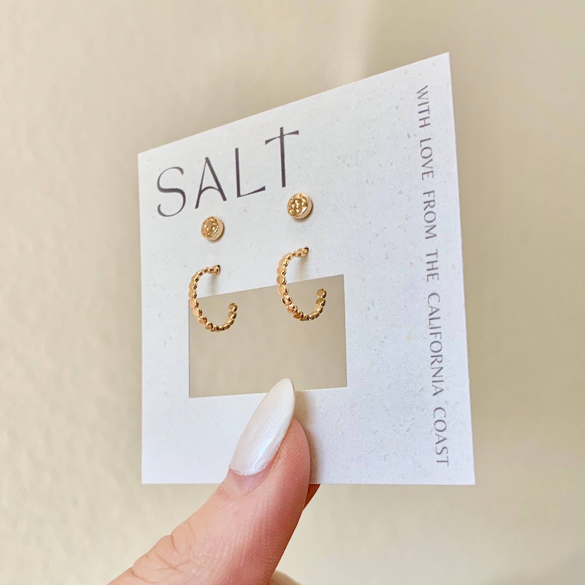 Everyday Hoop + Stud Set| gold