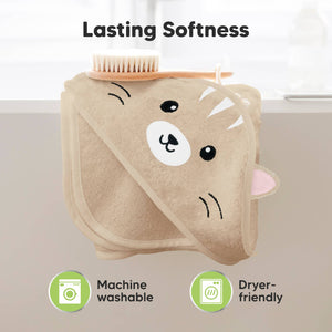 KeaBabies Cuddle Baby Hooded Towel