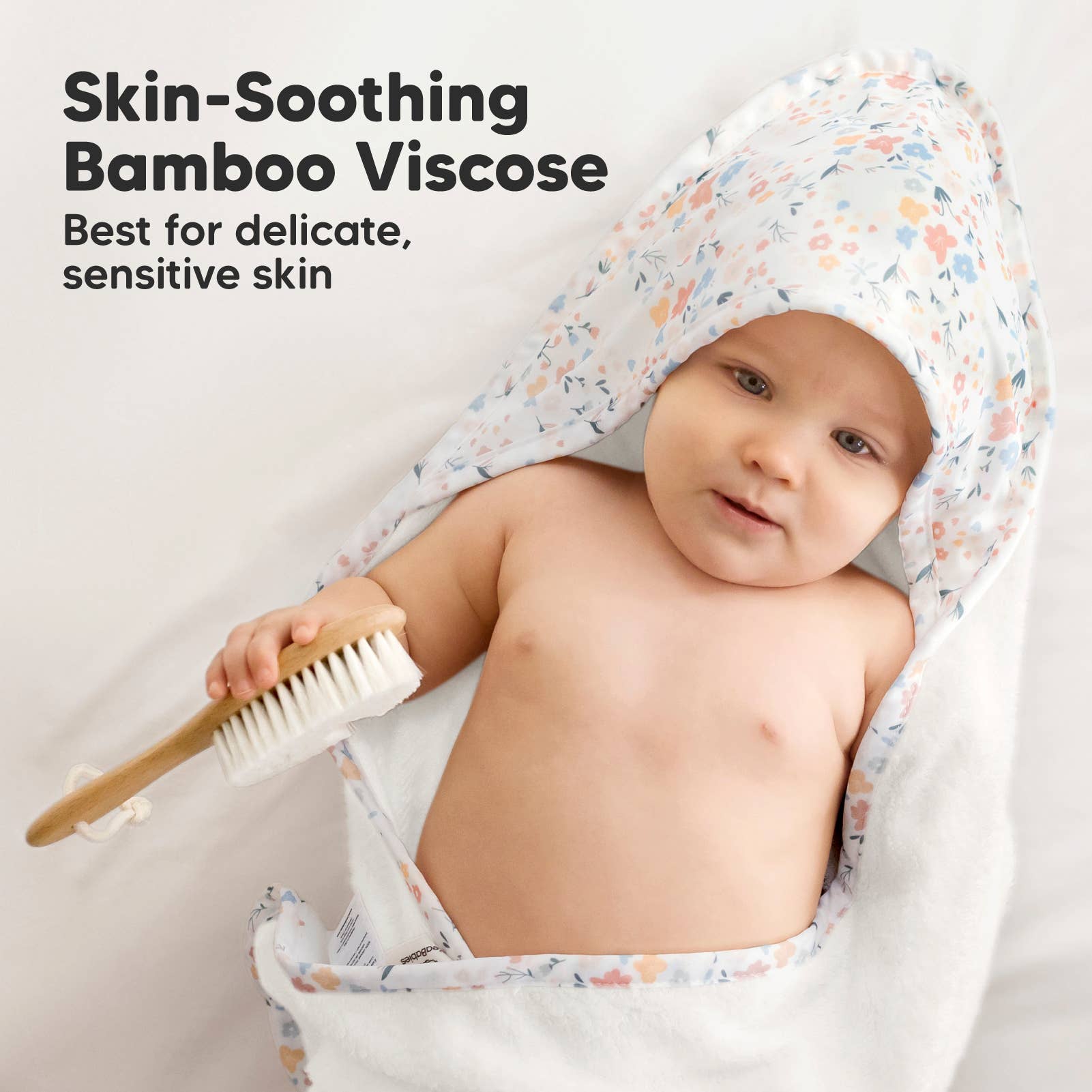 KeaBabies Luxe Baby Hooded Towel
