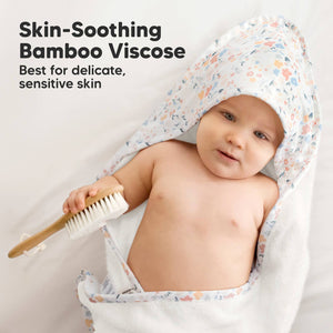 KeaBabies Luxe Baby Hooded Towel