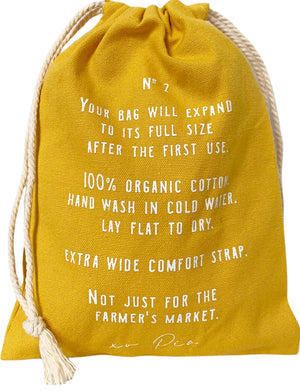 The french market bag no.2 in yolk