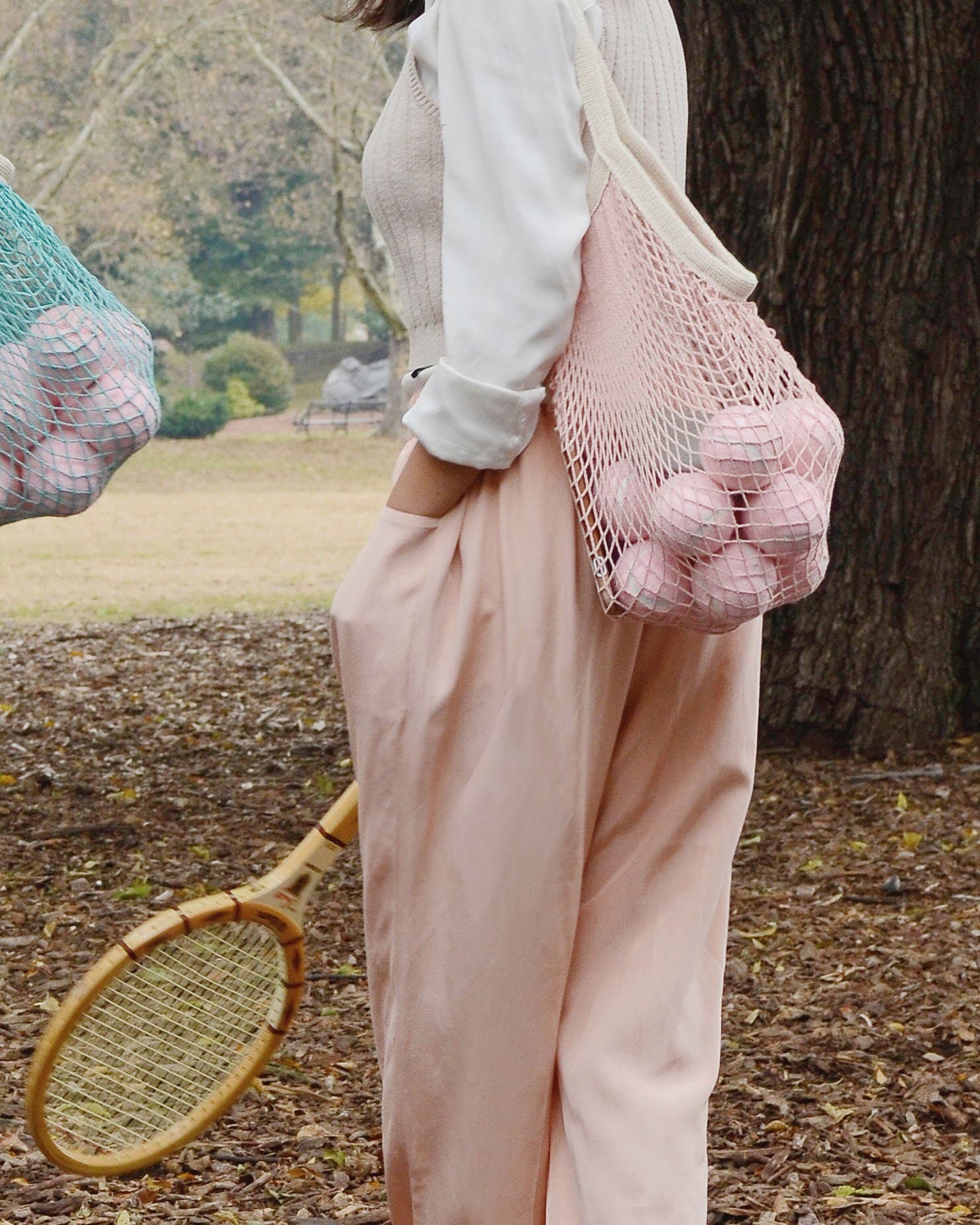 The french market bag no.2 in ballet pink