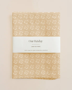 Elise Wheat Linen Tea Towel