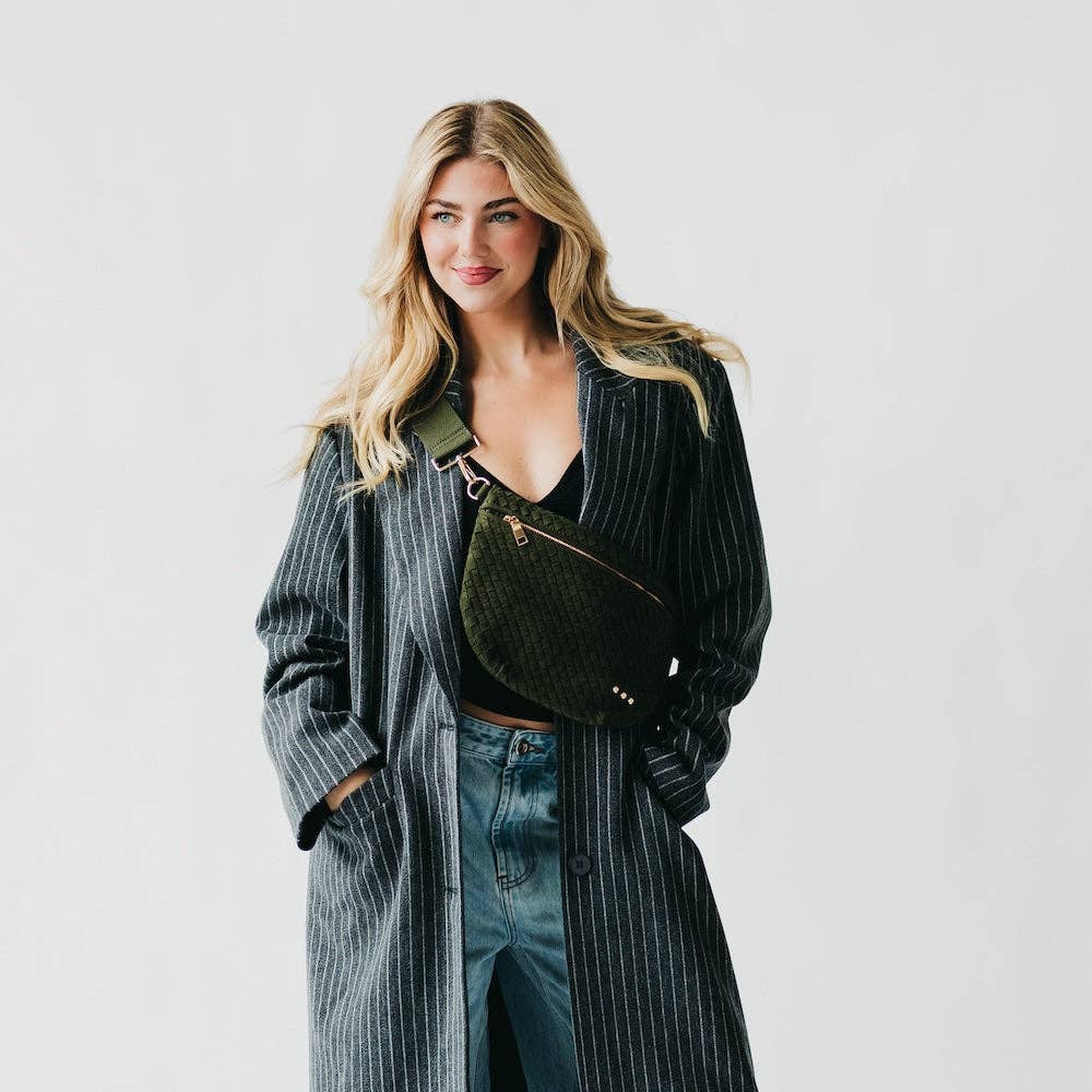 Suede Westlyn Woven Bag