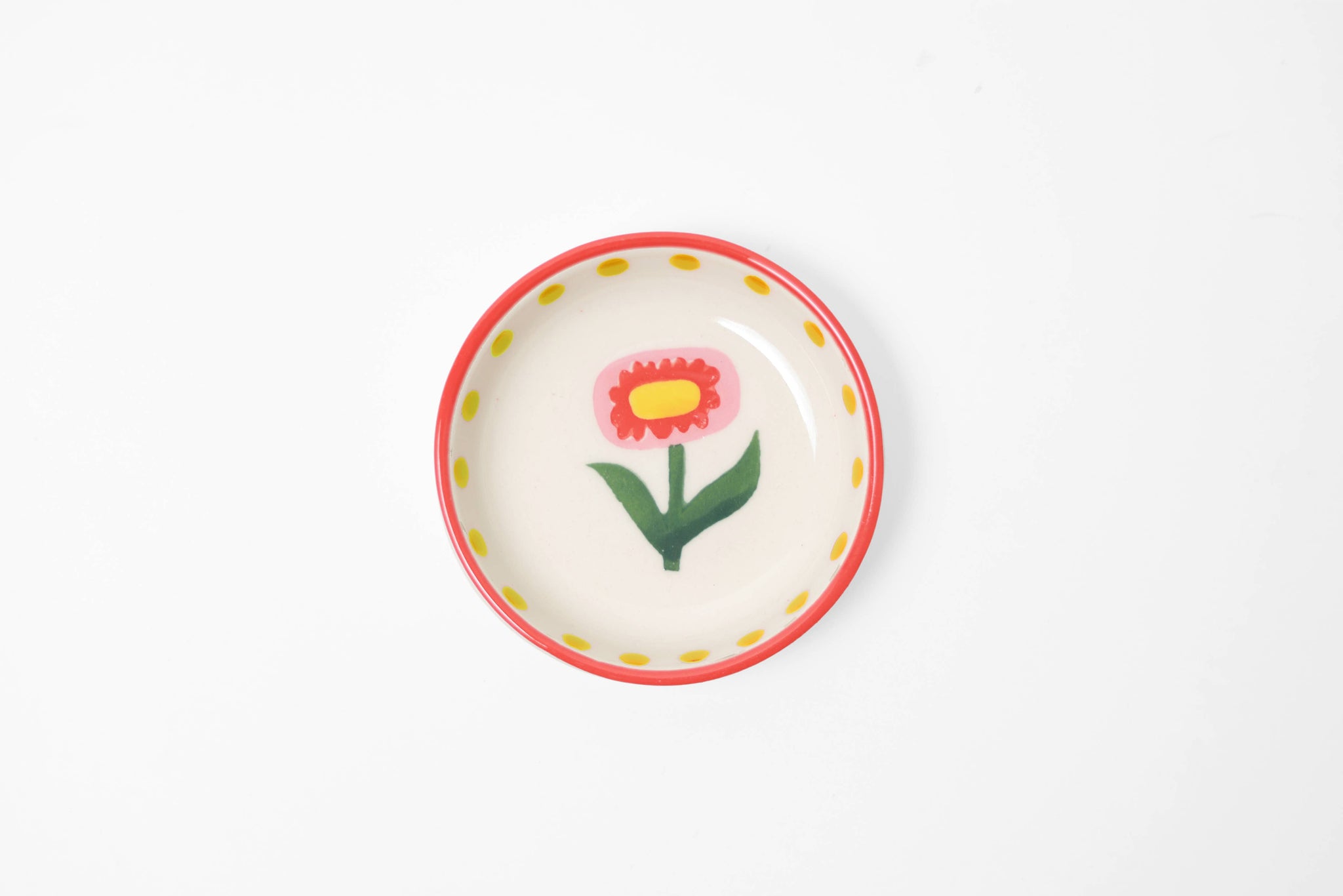 Pippa Small Flower Trinket Tray-Trinket Dish-Ceramic Tasting Bowl