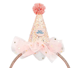 Birthday Tiara (gold)  - Costume Accessory for Kids