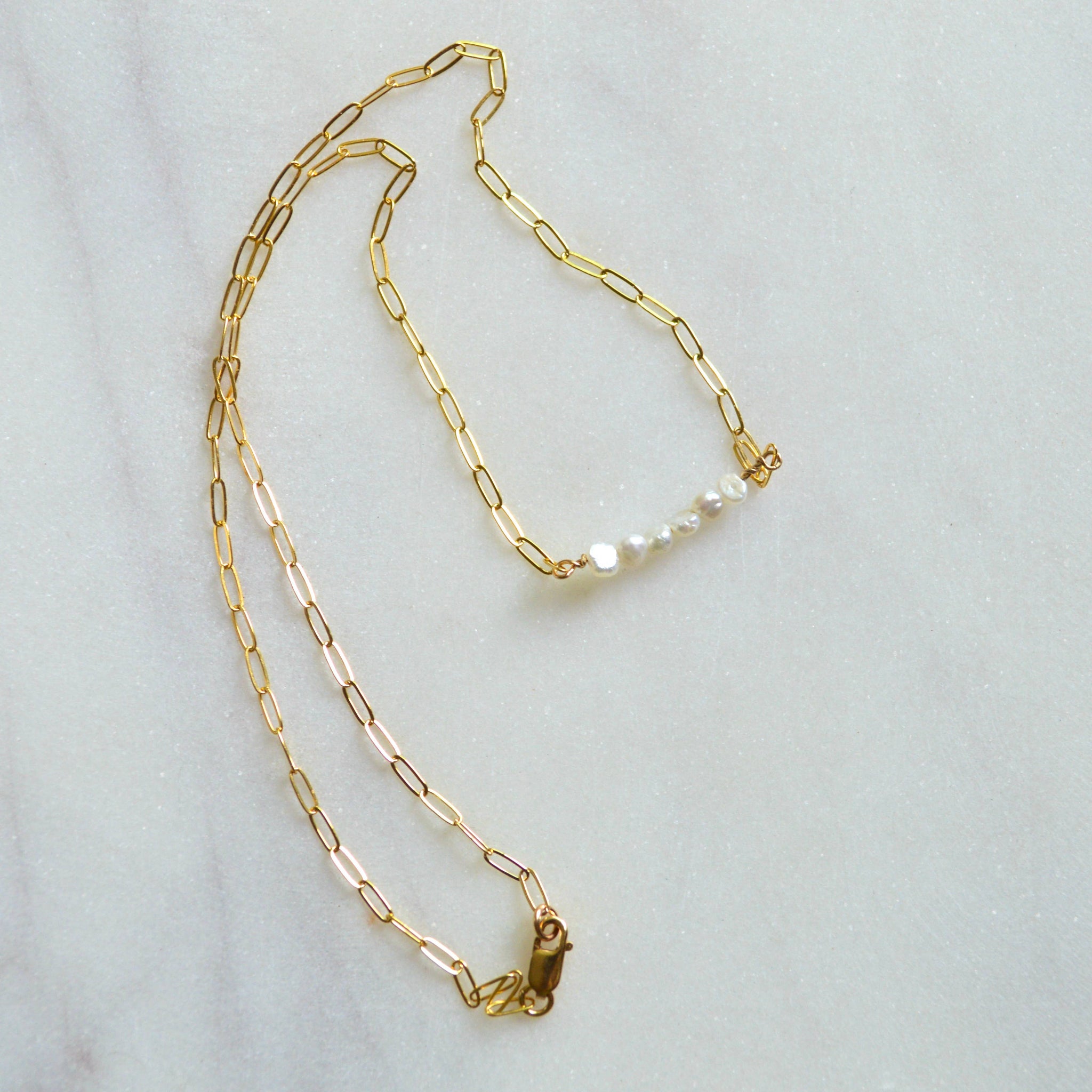 Tiny Freshwater Pearl Necklace