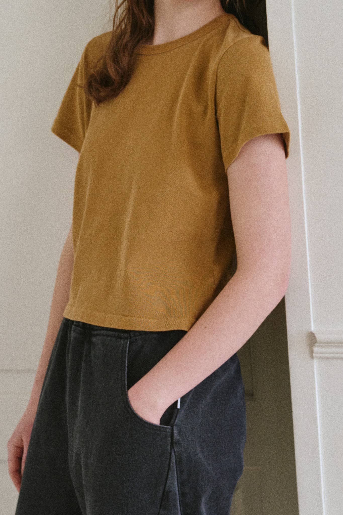 The Little Boy Tee Butterscotch