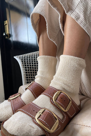 Cloud Socks: Ecru