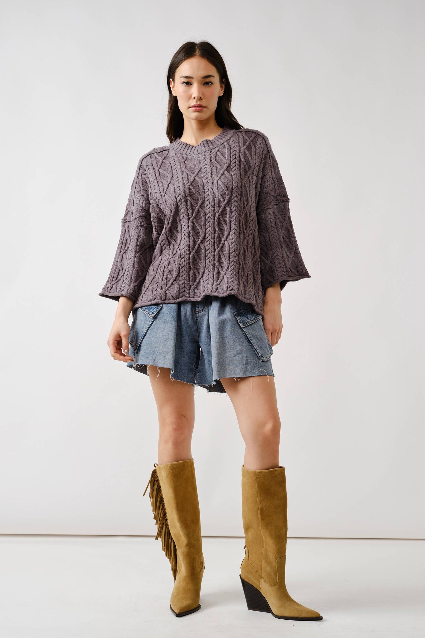 Walter cable sweater
