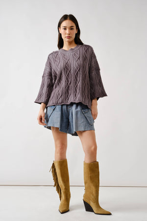 Walter cable sweater
