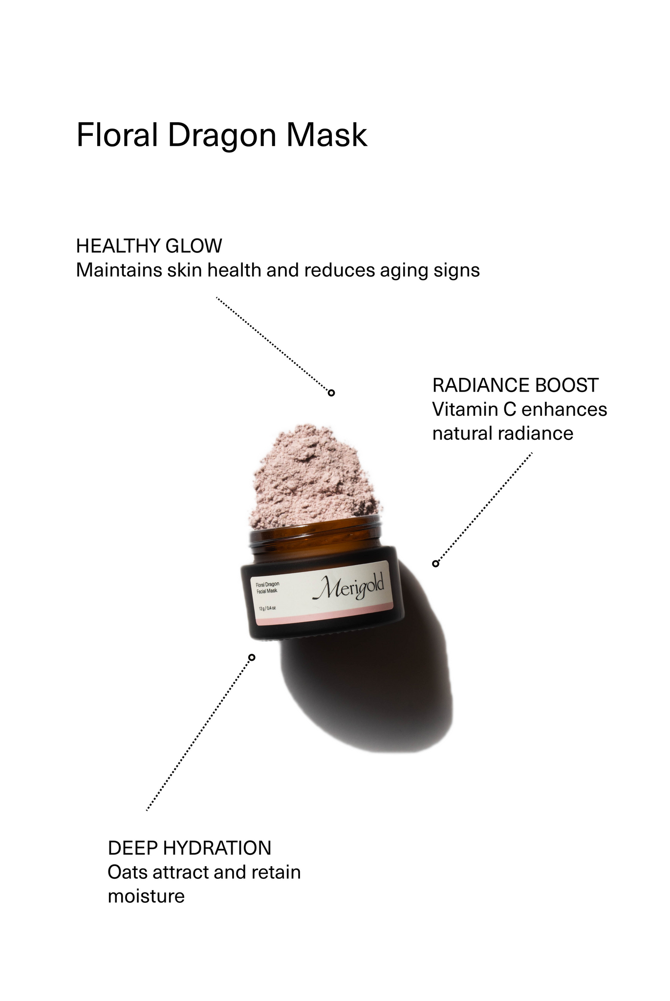 Floral Dragon Facial Mask