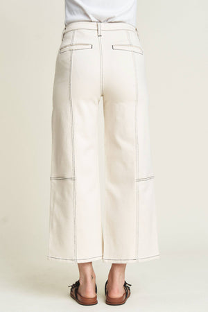 Lawson Relaxed Ankle Crop Jean, Ecru