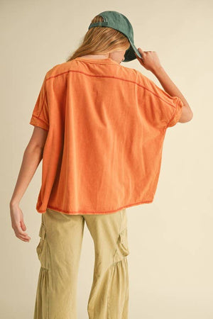 Candice Top Burnt Orange