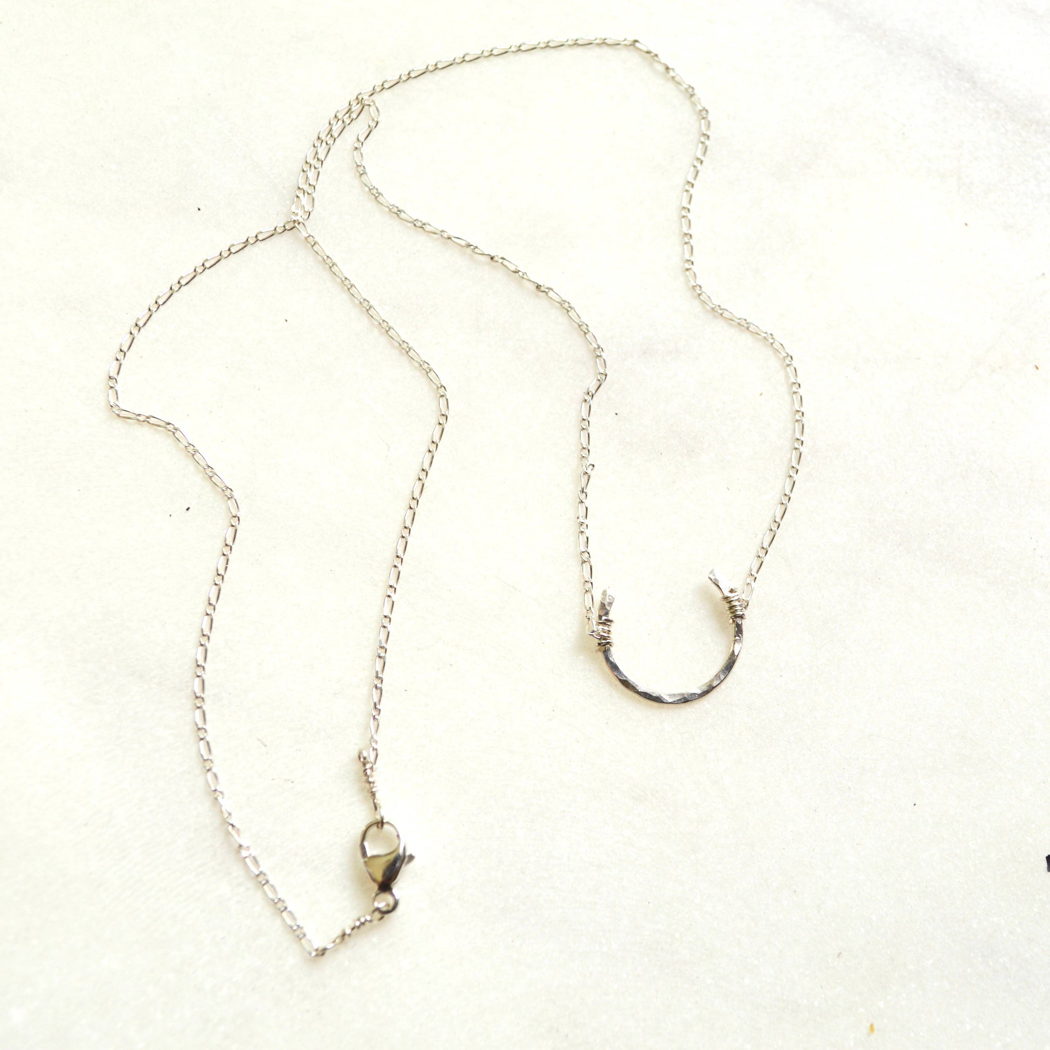 Tiny Horseshoe Necklace
