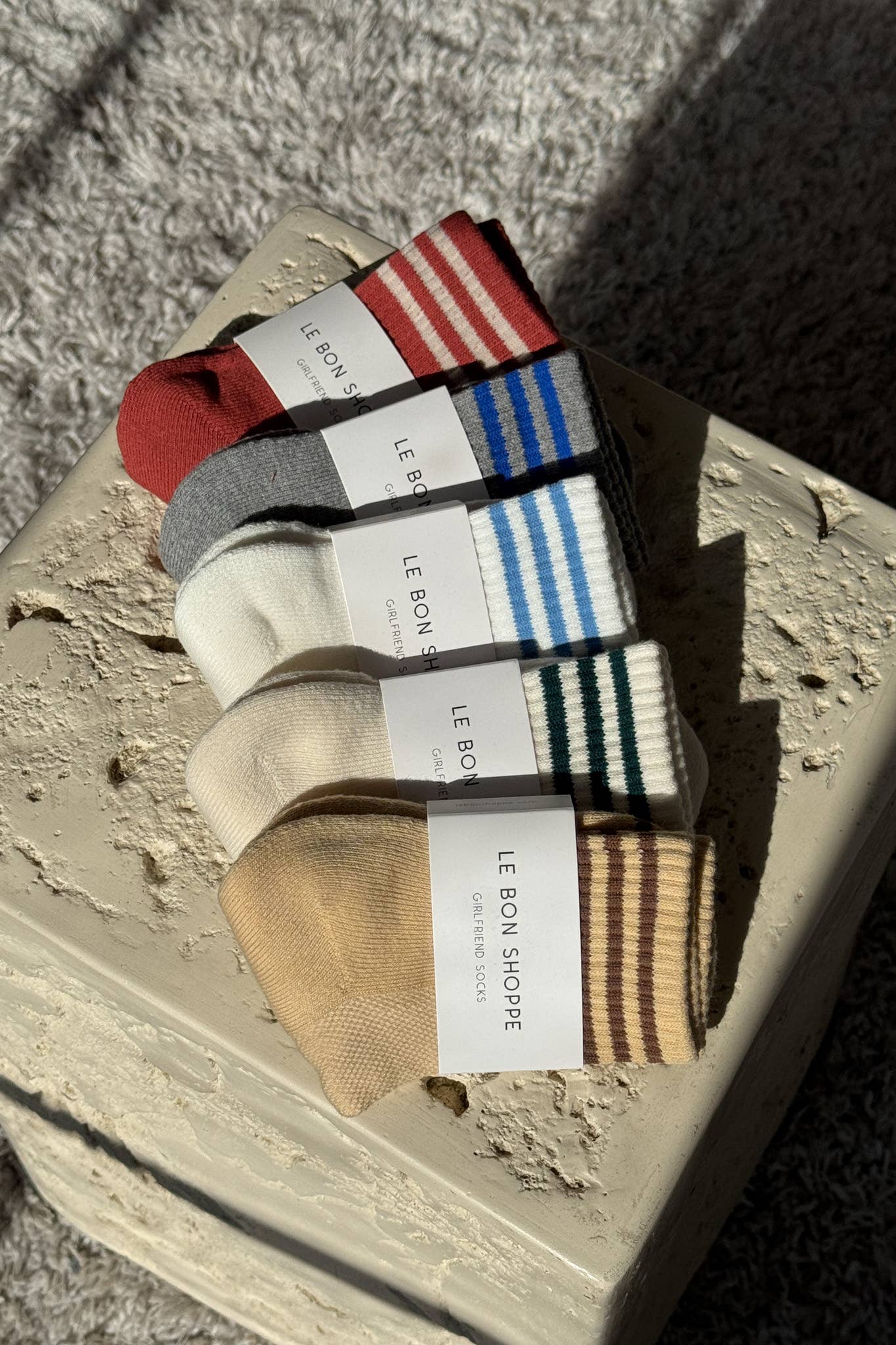 Girlfriend Socks: Oatmeal