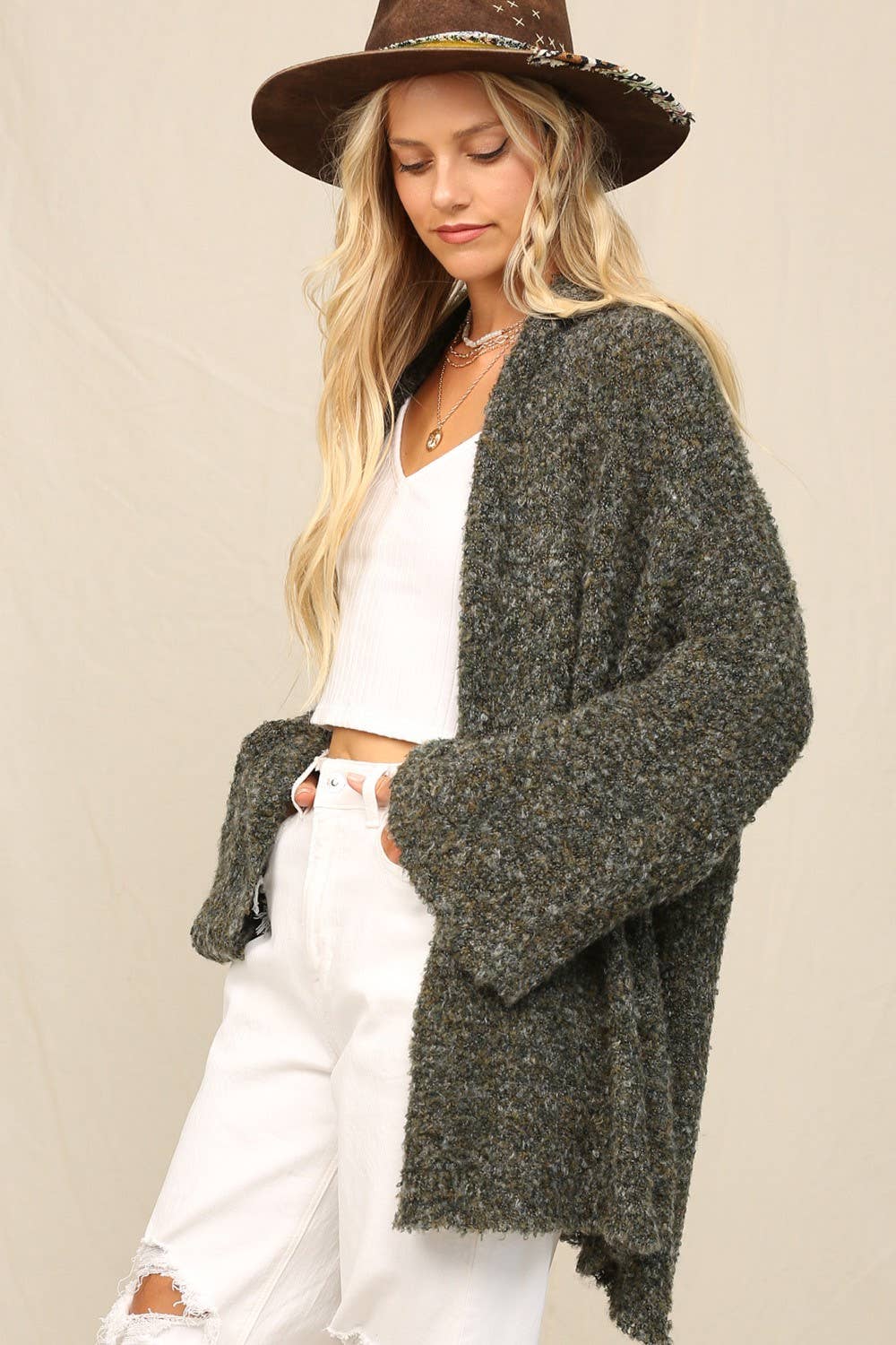 Corley Cardigan Olive