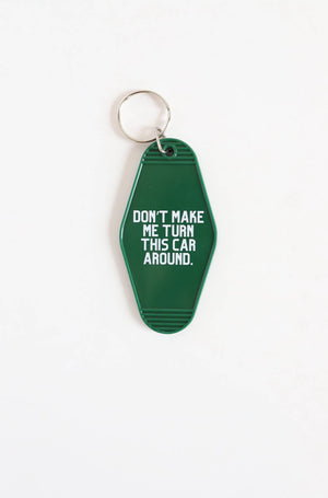 Funny Dad Motel Keychain