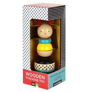 Wooden Rabbit Stacker Toy