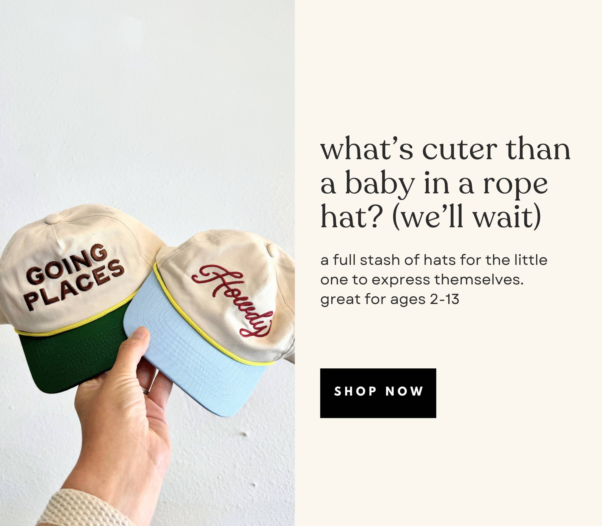Howdy Toddler Hat