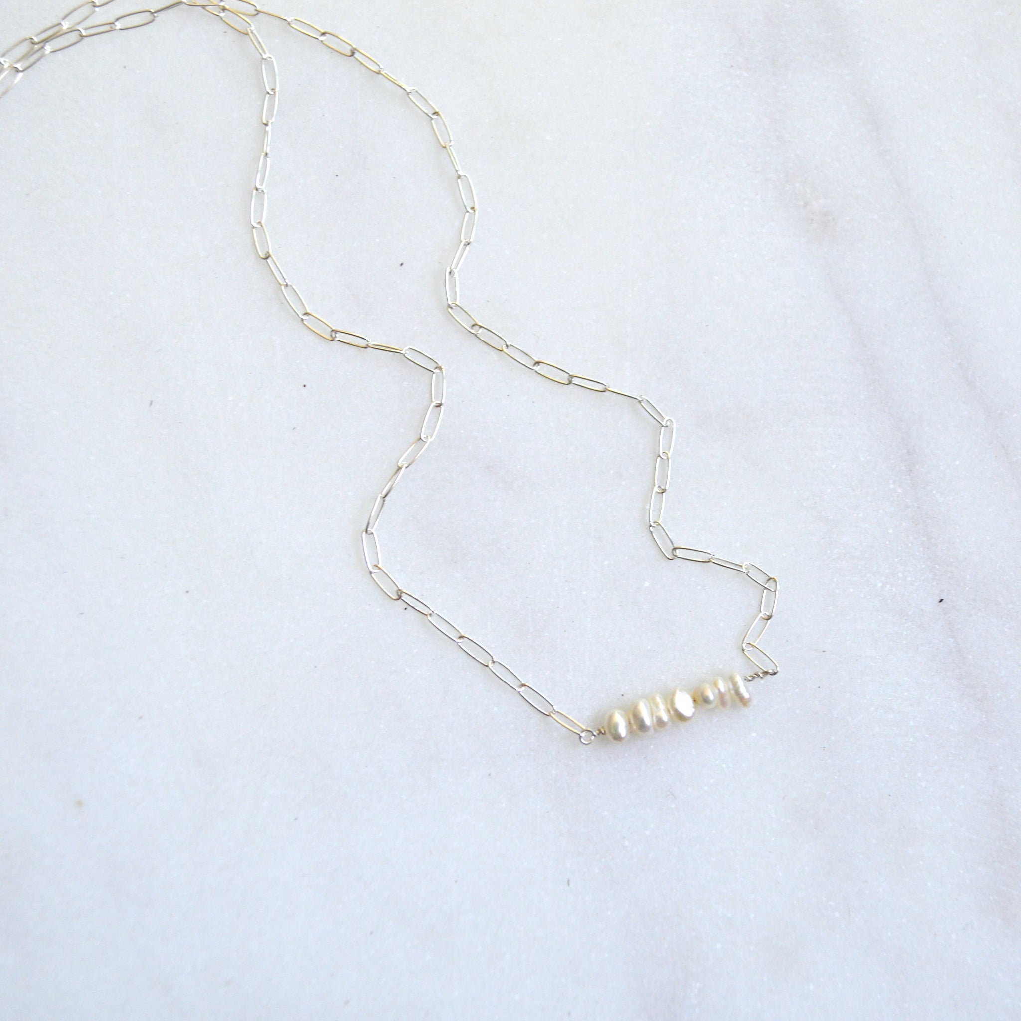 Tiny Freshwater Pearl Necklace