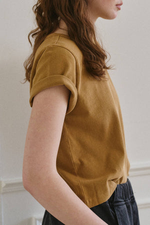 The Little Boy Tee Butterscotch