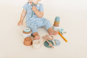 Silicone Teether Stacker Cups