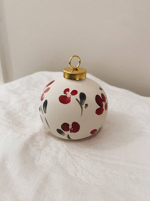 Floral Christmas Ornaments: Anenome