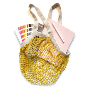 The french market bag no.2 in yolk